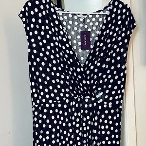 Lascana Black & White Pokla Dot Dress